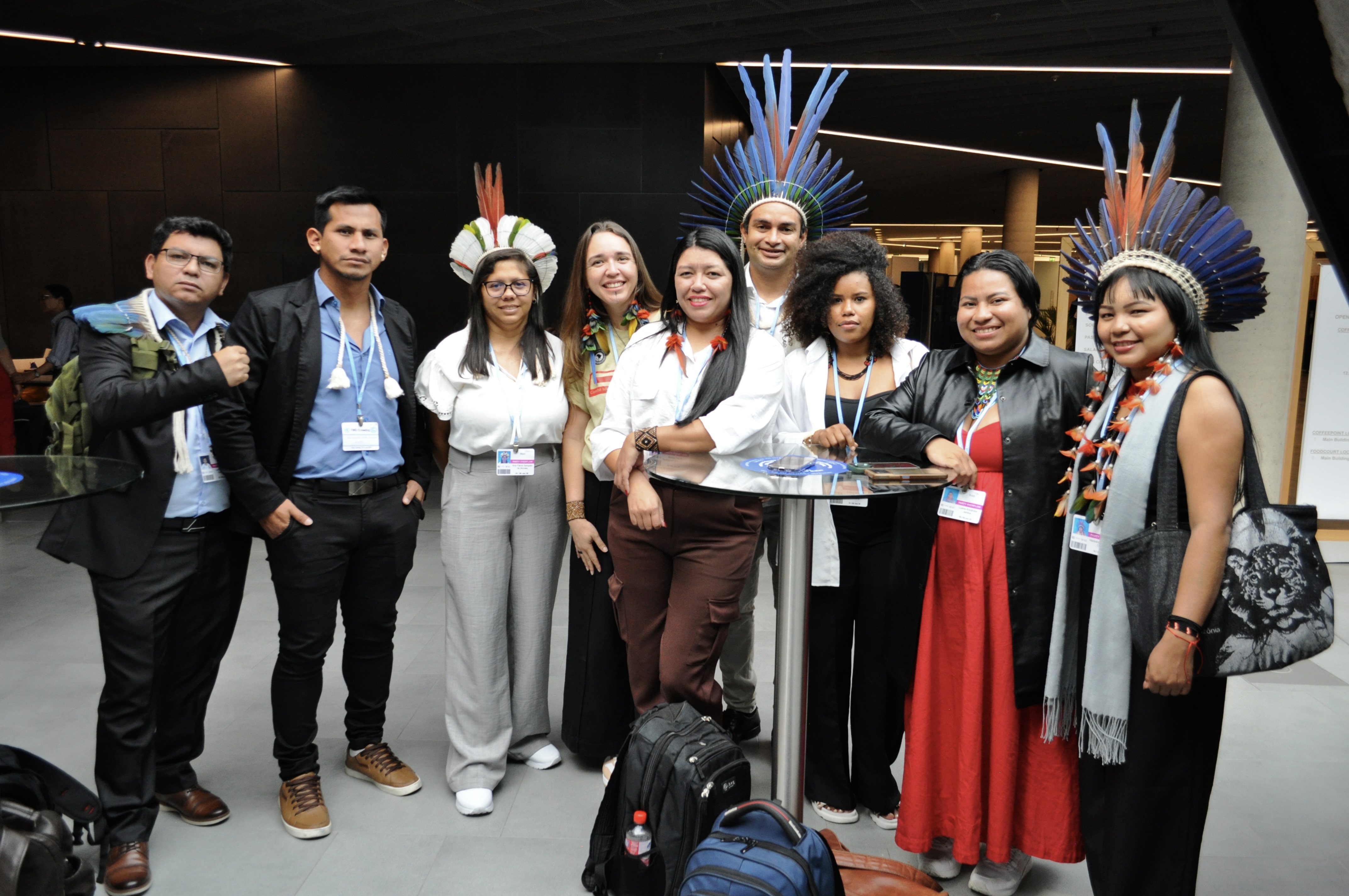 [2] COP30 was held in Belém, Brazil, in the Amazon rainforest. In the lead-up to the conference, Brazilian delegates wore ceremonial headdresses at SB62 to represent the Indigenous peoples of Amazonia.