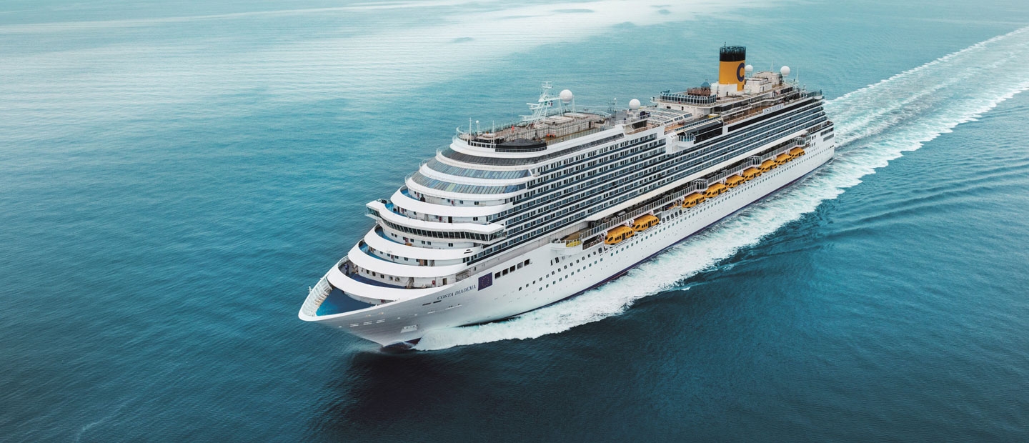 The Costa Diadema - supplied by six Wärtsilä diesel engines. (Photo: Fincantieri)